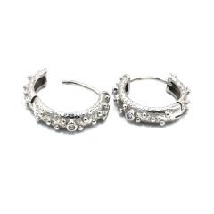 Meteor Tasarım Gümüş Küpe