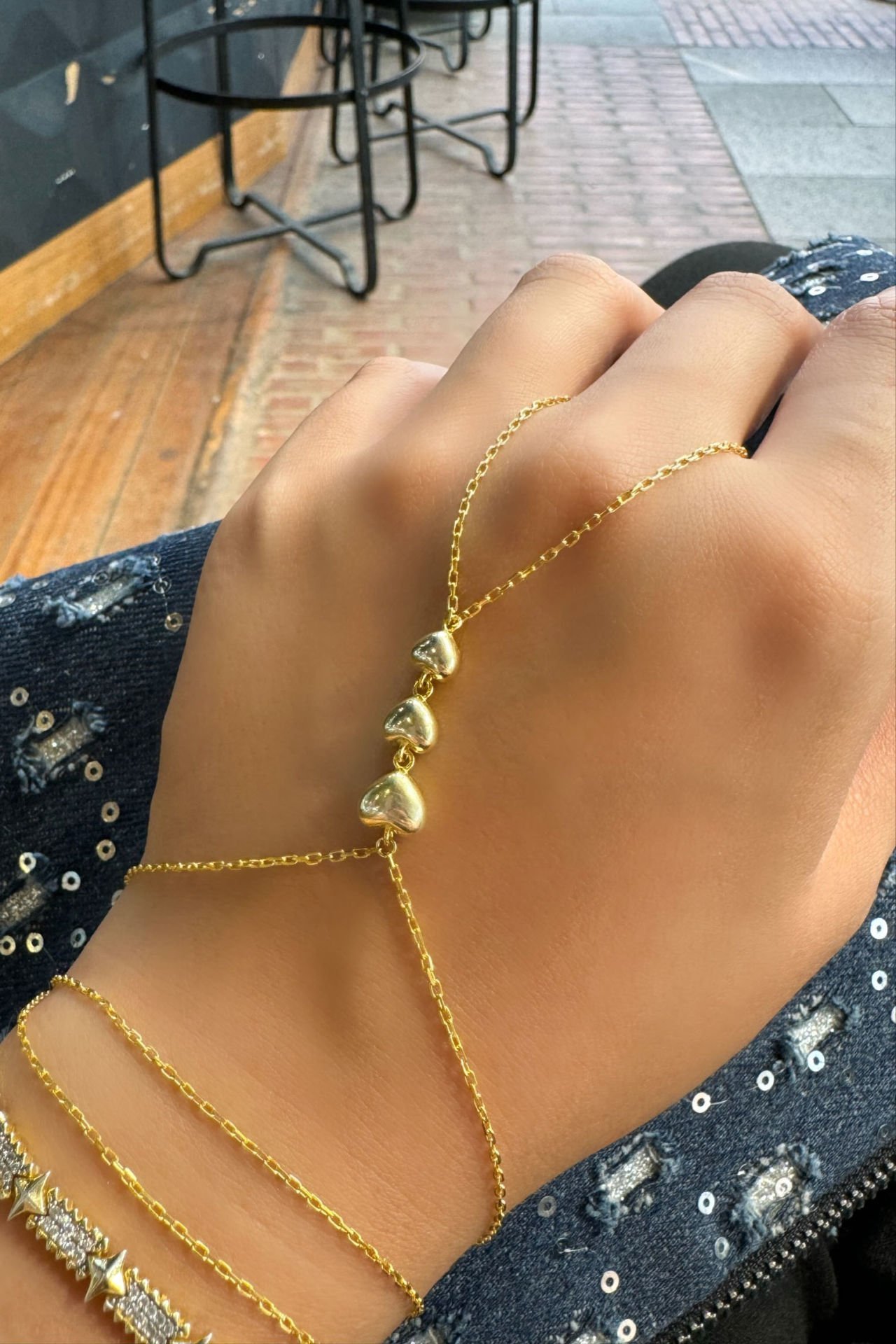 Düz Kalp Gümüş Şahmeran