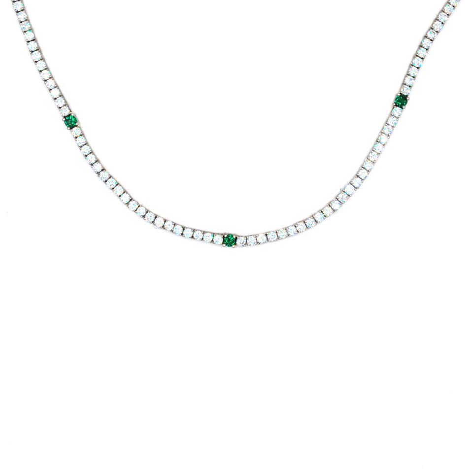 Sade Tasarım Su Yolu Gümüş Kolye