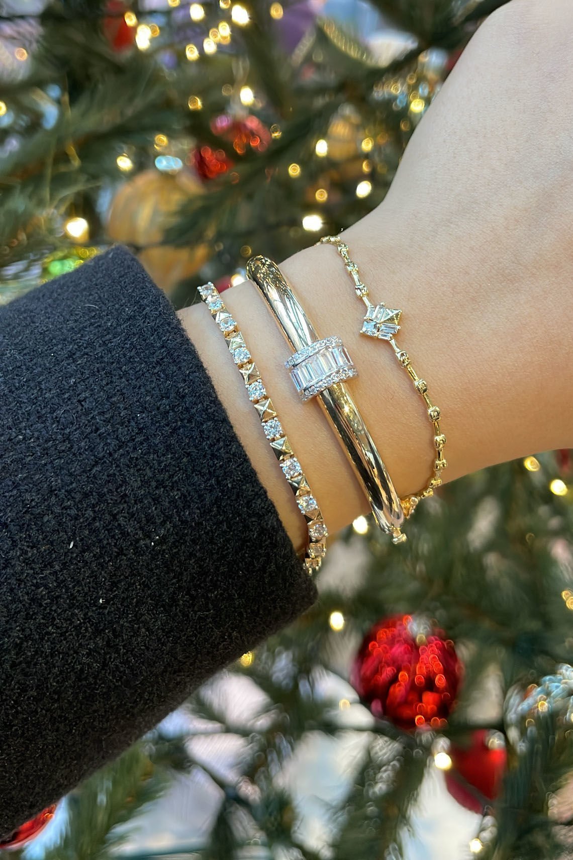 Baget Taşlı Gümüş Kelepçe