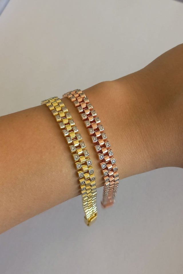 İthal Kordon Gümüş Bileklik