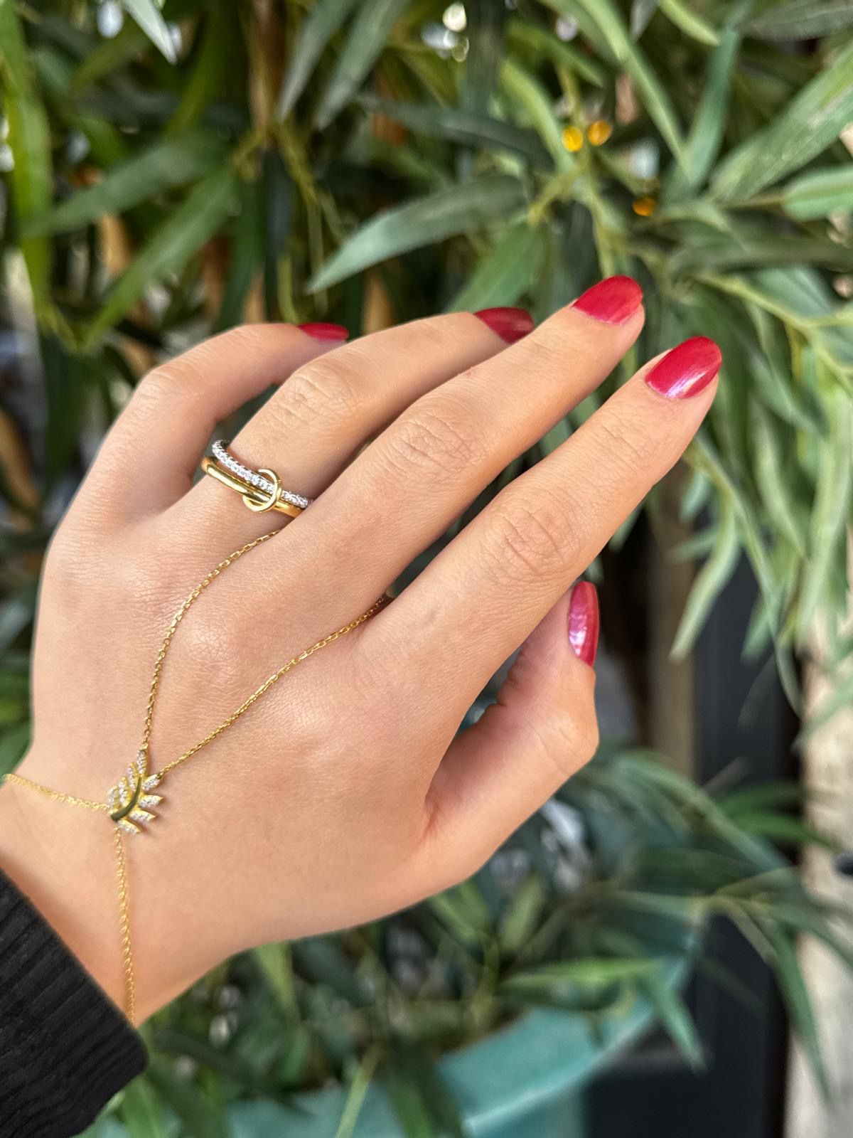 İkili Gümüş Yüzük