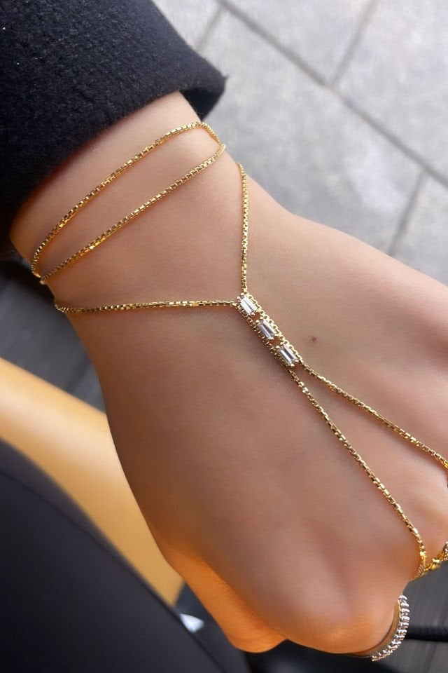 Baget Taşlı Gümüş Şahmeran