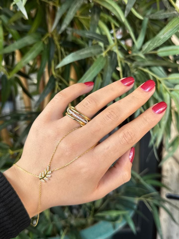 Üçlü Gümüş Yüzük