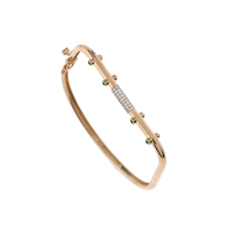 İnce Tasarım Gümüş Kelepçe