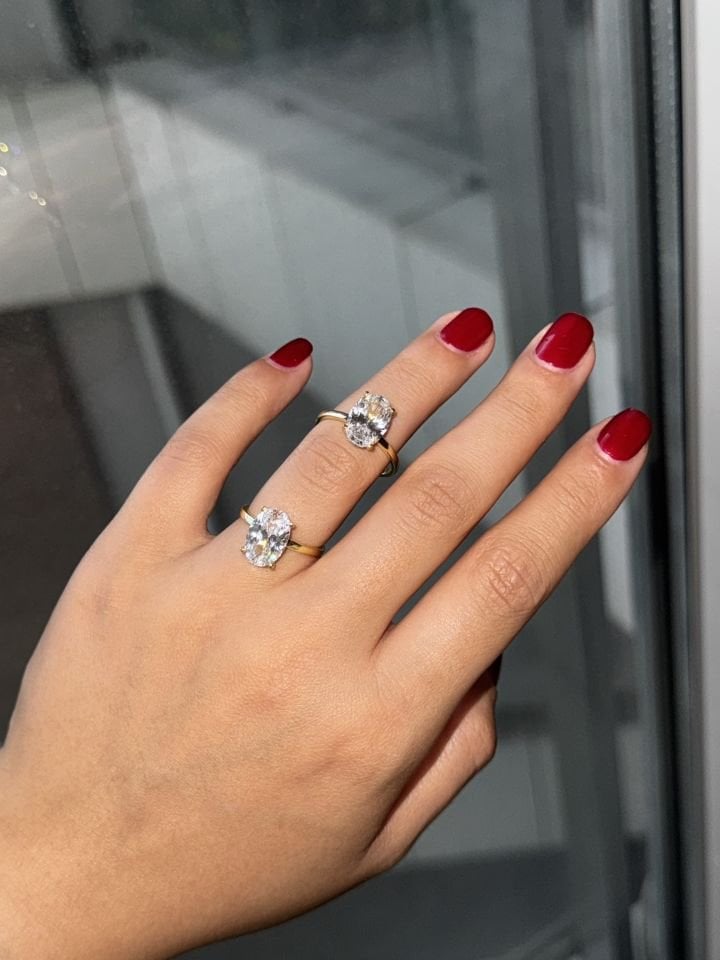 İthal Hailey Oval Gümüş Yüzük