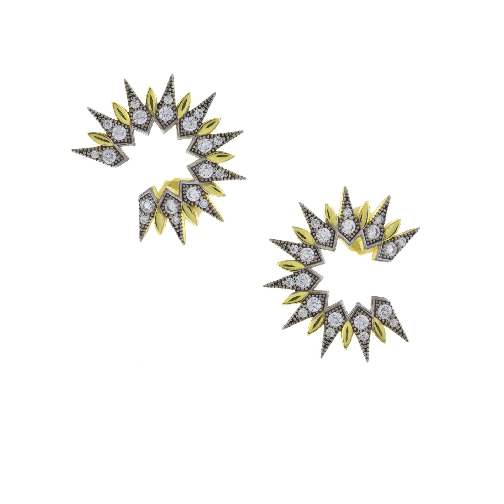 Saçaklı Gümüş Küpe