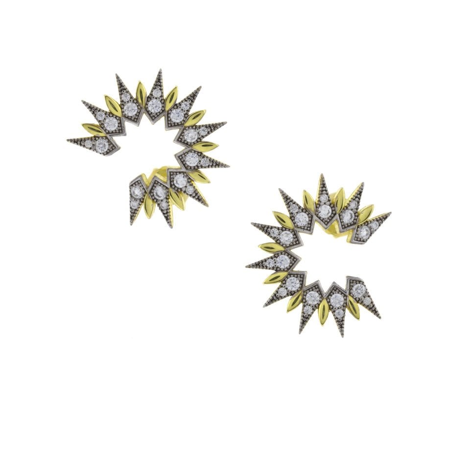 Saçaklı Gümüş Küpe