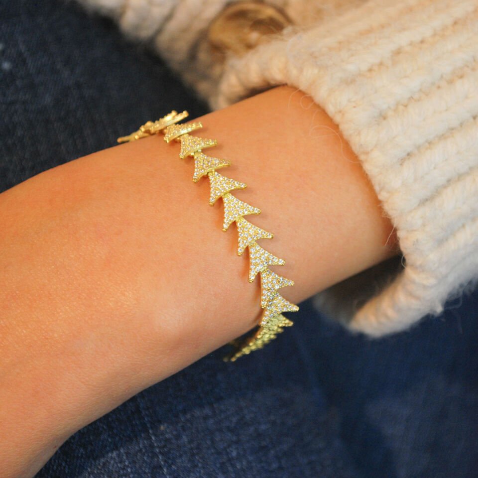 Fantezi Su Yolu Gümüş Bileklik